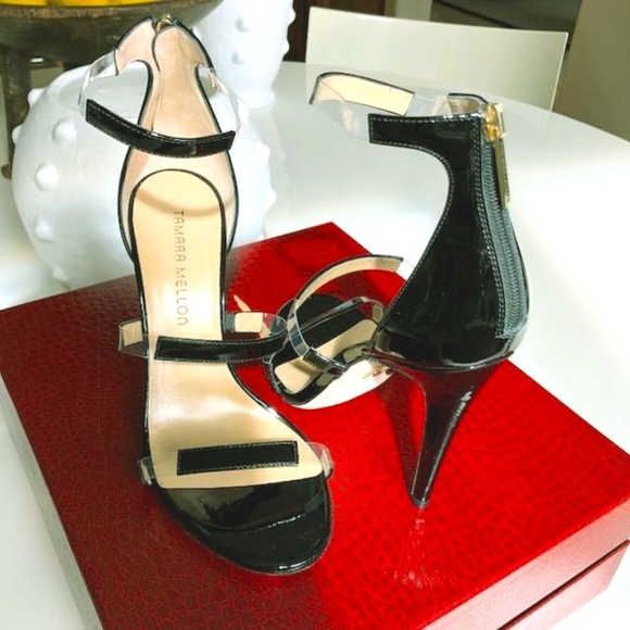 Tamara Mellon Shoes - Tamara Mellon Frontline 105 patent black
